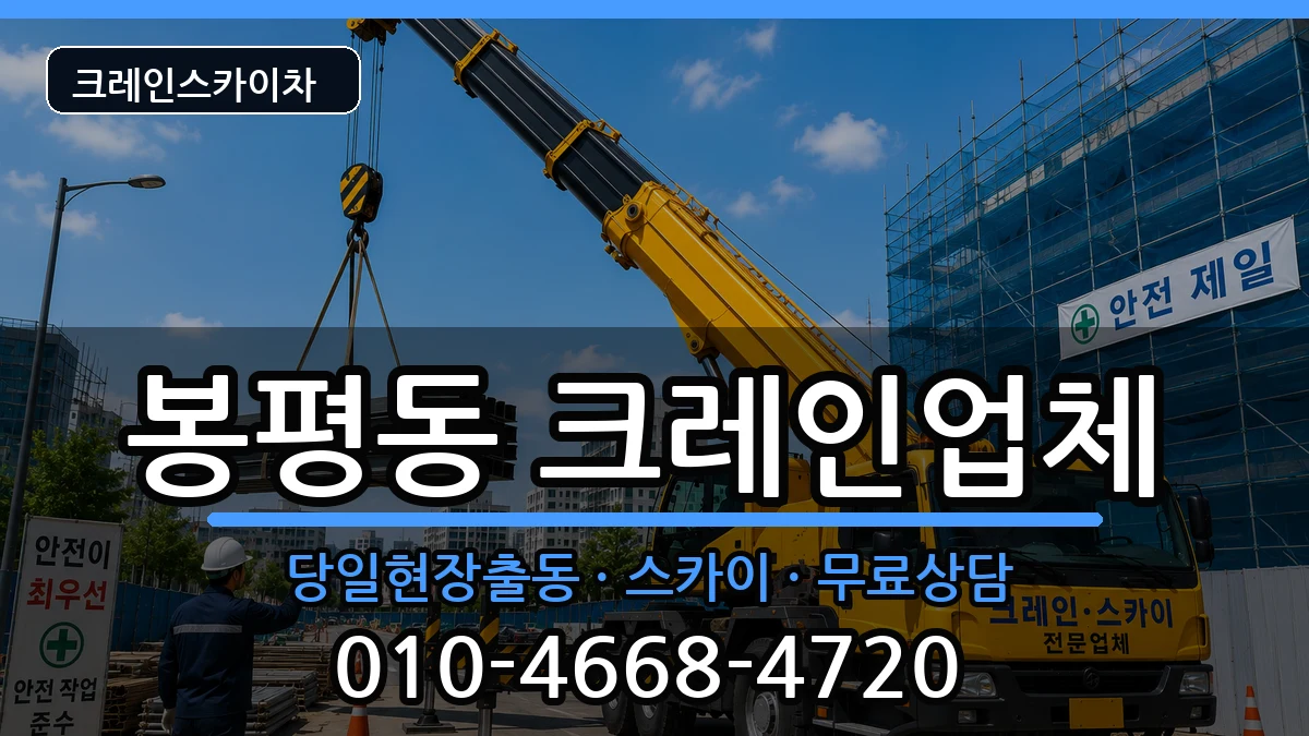 경상남도통영시봉평동 크레인 장비 처리 안내 이미지 1