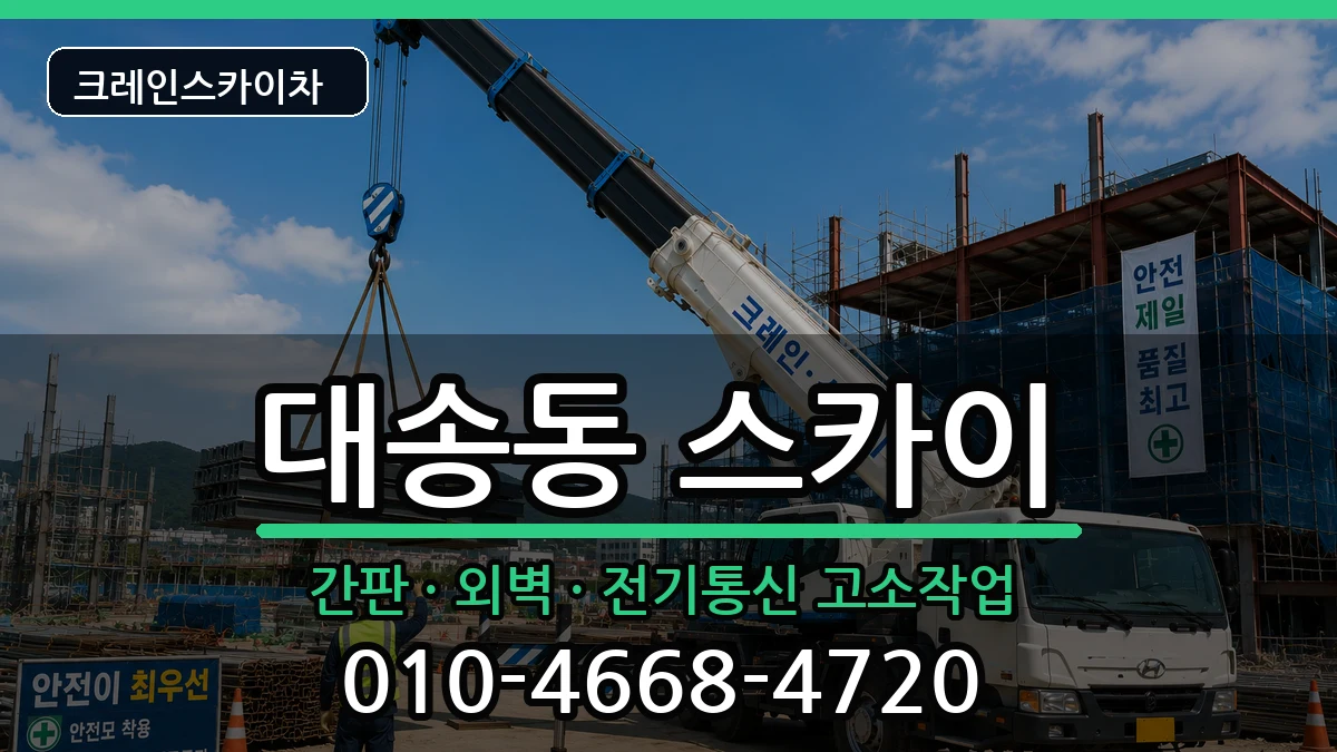 울산광역시동구대송동 스카이 울산광역시동구대송동 스카이 장비 처리 안내 이미지 2
