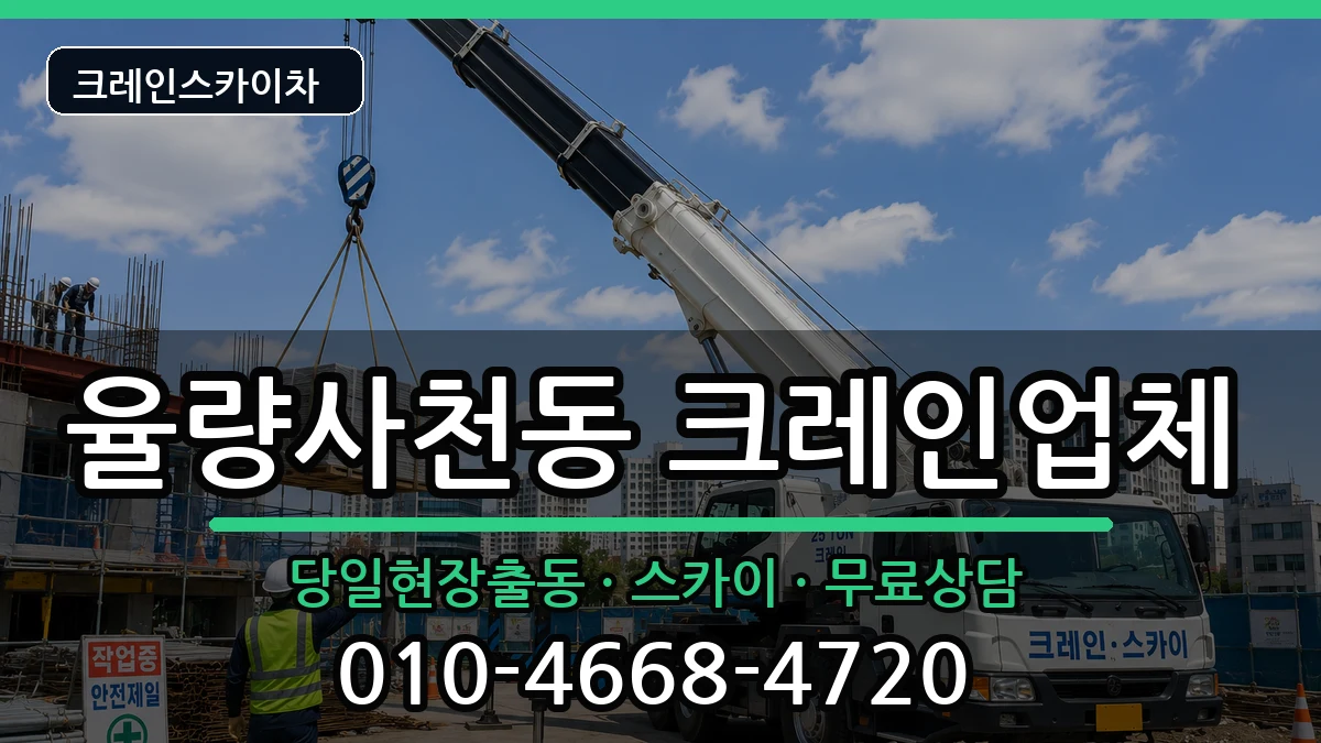 충청북도청주시청원구율량사천동 크레인 충청북도청주시청원구율량사천동 크레인 장비 처리 안내 이미지 2