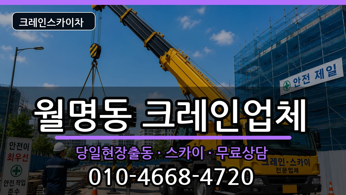 전북특별자치도군산시월명동 크레인 장비 처리 안내 이미지 1