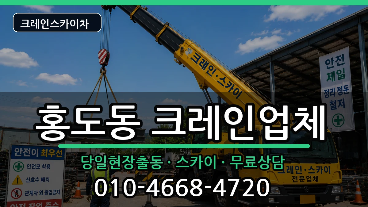 대전광역시 동구 홍도동  크레인 비교형