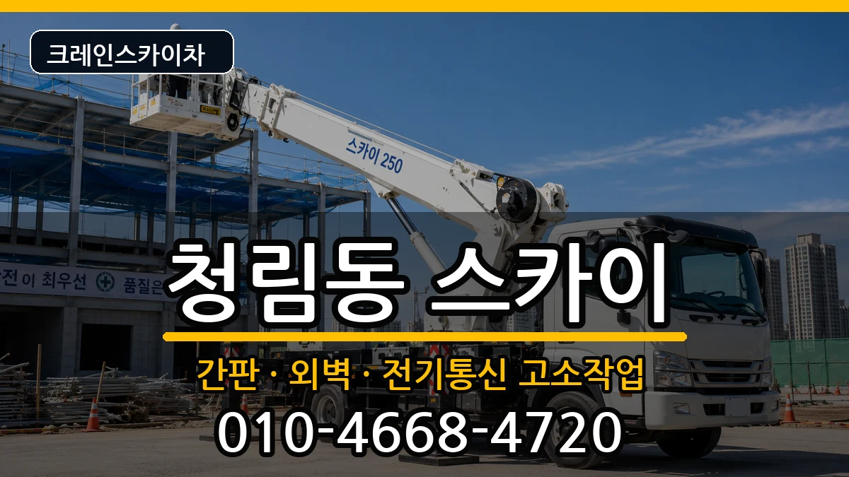 경상북도포항시남구청림동 스카이 장비 처리 안내 이미지 3