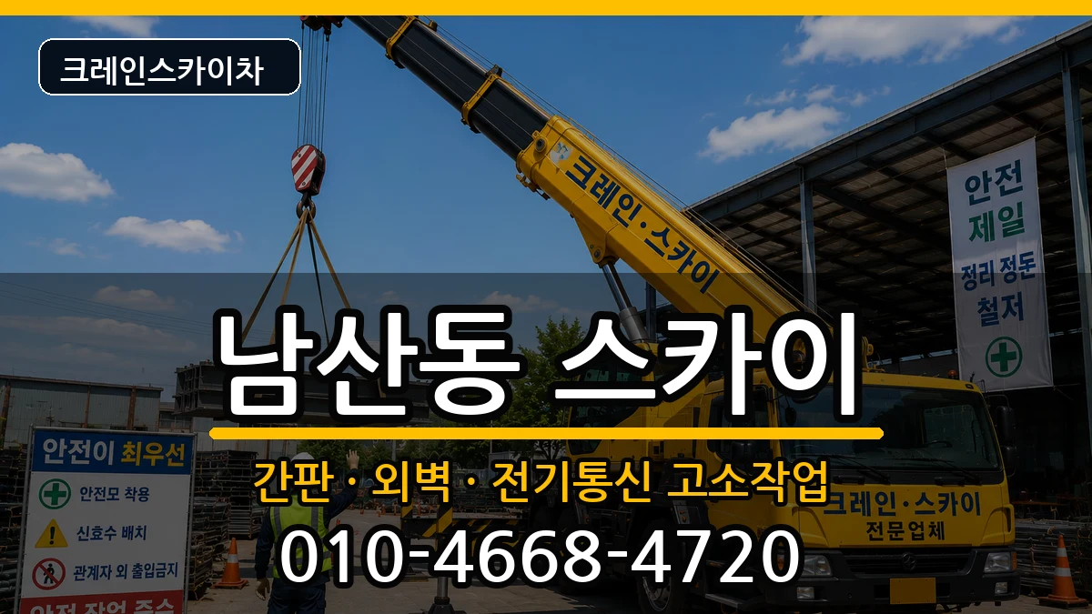 부산광역시금정구남산동 스카이 부산광역시금정구남산동 스카이 장비 처리 안내 이미지 2