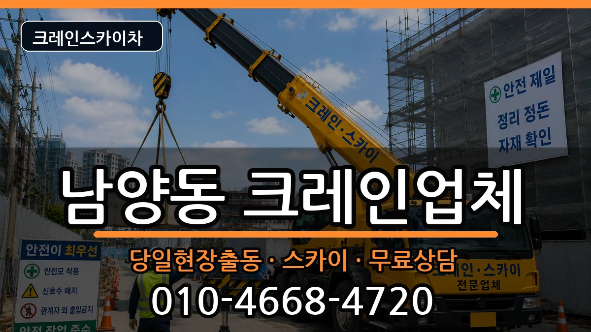 강원특별자치도삼척시남양동 크레인 장비 처리 안내 이미지 1