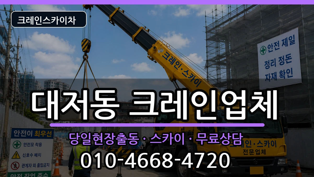 부산광역시강서구대저동 크레인 부산광역시강서구대저동 크레인 장비 처리 안내 이미지 3