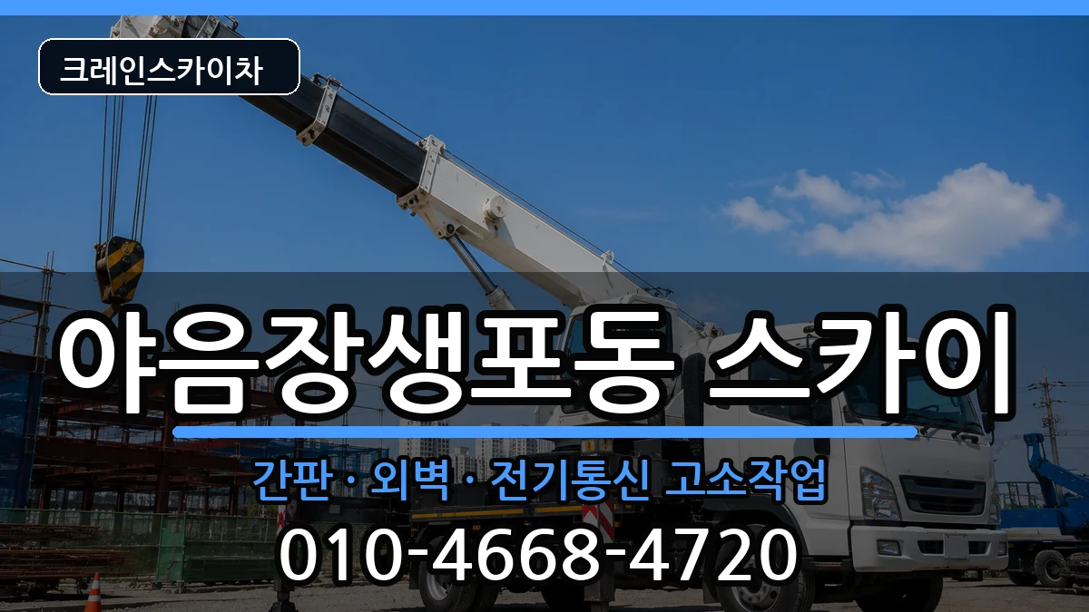 울산광역시남구야음장생포동 스카이 울산광역시남구야음장생포동 스카이 장비 처리 안내 이미지 3