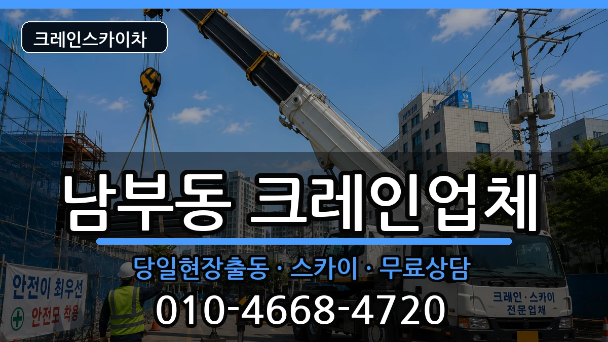 경상북도경산시남부동 크레인 경상북도경산시남부동 크레인 장비 처리 안내 이미지 1